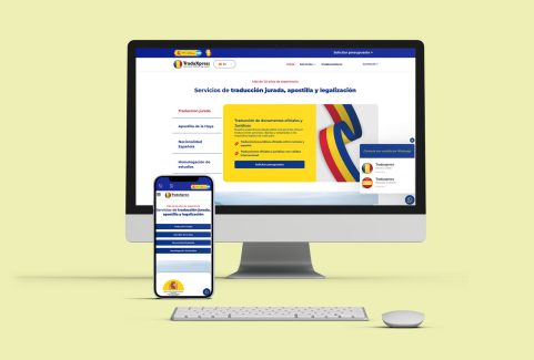 Web, Diseño Web TraduXpress