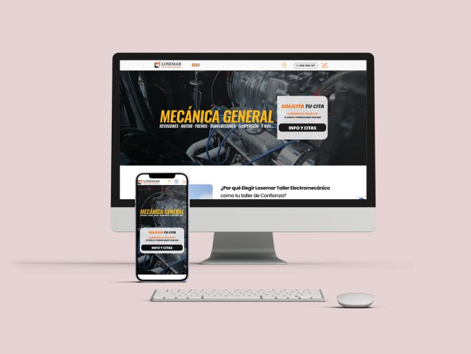 Web, Diseño Web Talleres Losemar
