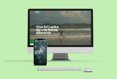 Web, Diseño Web Agencia de viajes Simple Life Sri Lanka