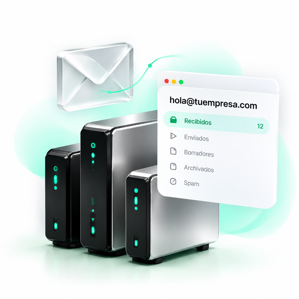 Servidores NVMe y correo profesional